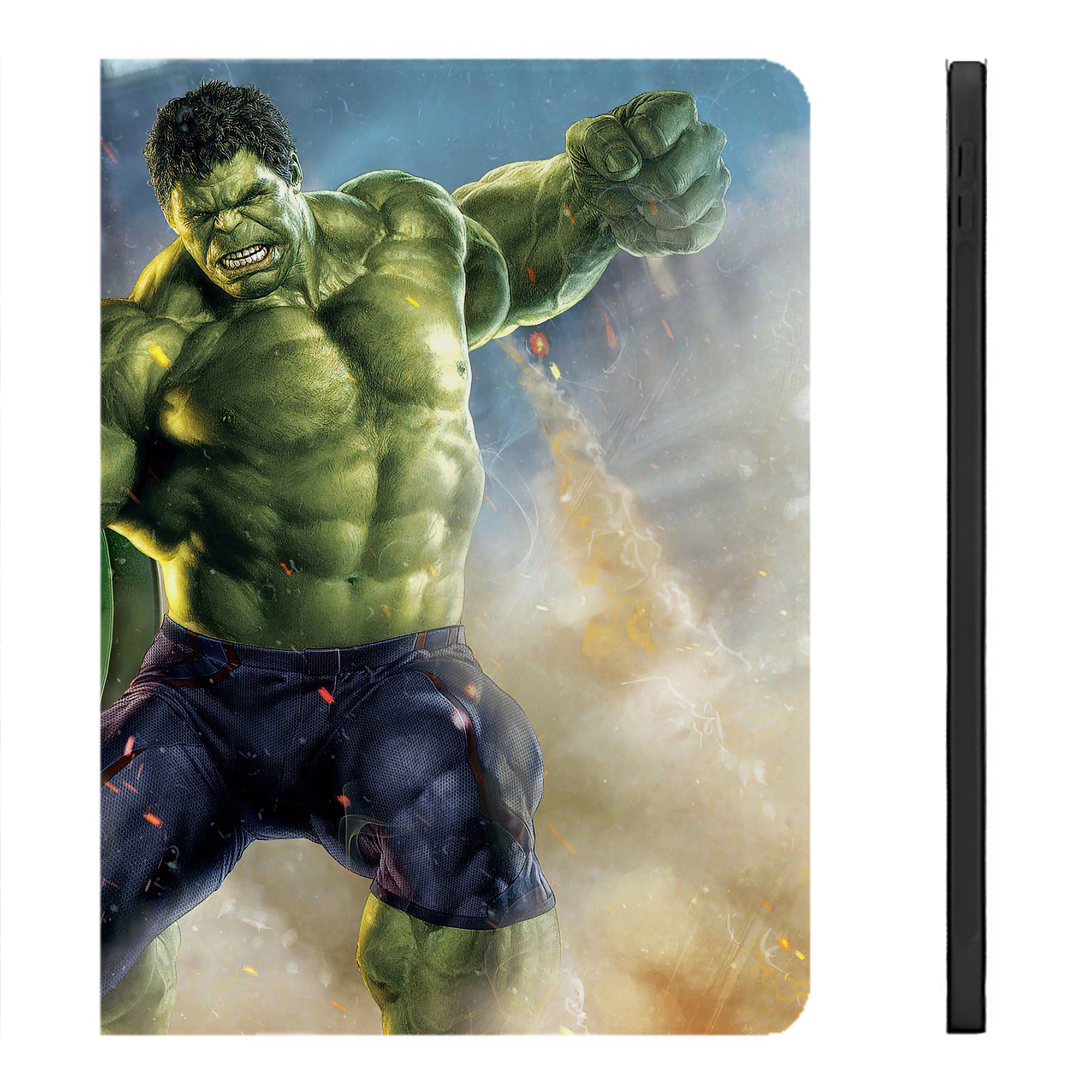 （画像用） アベンジャーズ The Avengers IPadケース ペンホルダー付き ブックスタイルデザイン